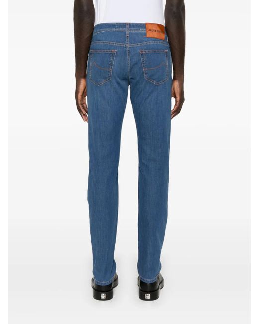Jacob Cohen Blue Bard Slim-Fit Jeans for men