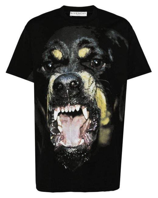 メンズ Givenchy Rottweiler Tシャツ Black