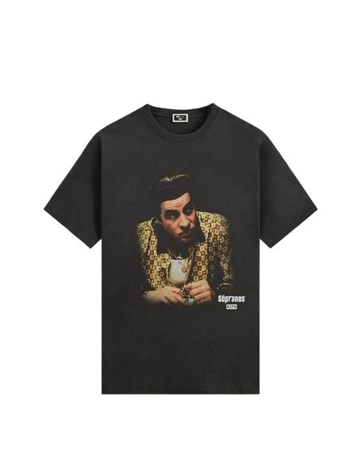 Kith Black X The Sopranos Silvio Vignette T-Shirt for men