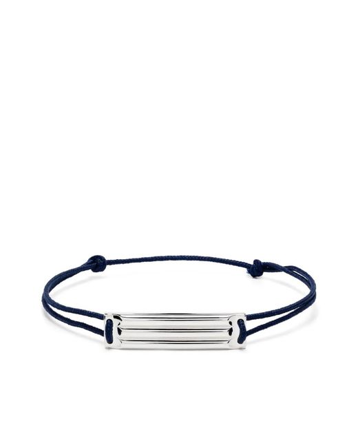 Le Gramme White Sterling 5G Gordon Braided Bracelet
