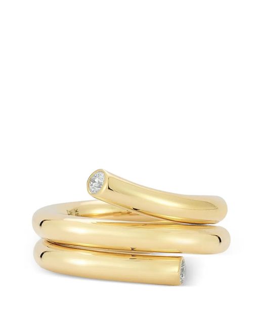Walters Faith Natural End Double Row Thoby Spiral Diamond Ring