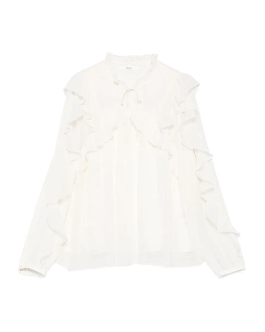 Blusa con volantes Ba&sh de color White