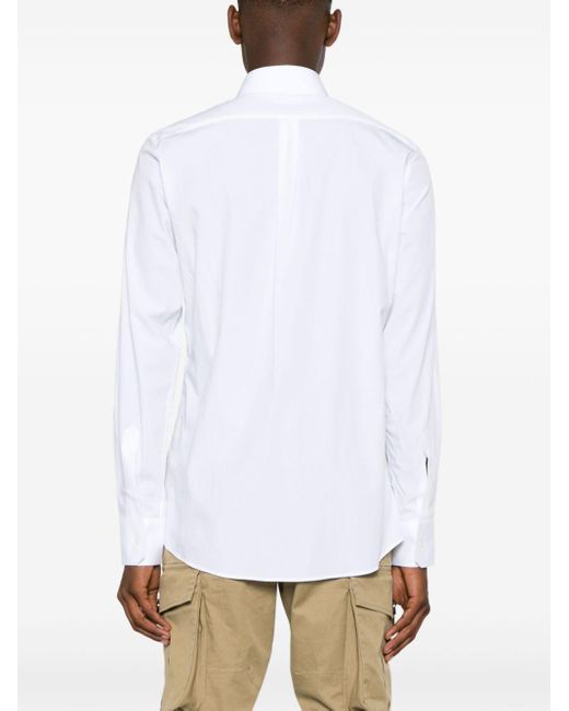 Dolce & Gabbana White Long Sleeve Shirt for men