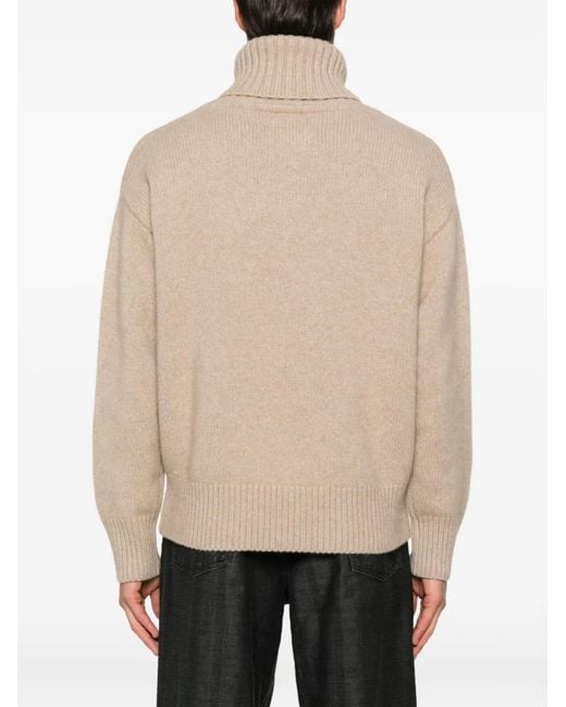 Extreme Cashmere Natural Roll-Neck Xtra Knitwear