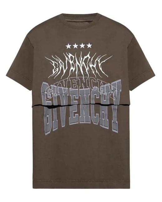 Camiseta A Capas Givenchy de hombre de color Multicolor