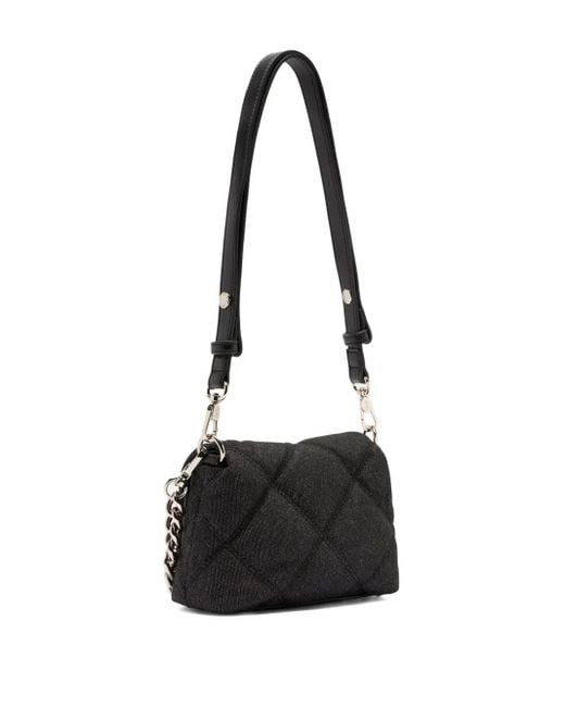 Liu Jo Black Small Lapuffy Cross-Body Bag