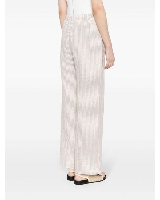 Reformation Natural Olina Linen Trousers