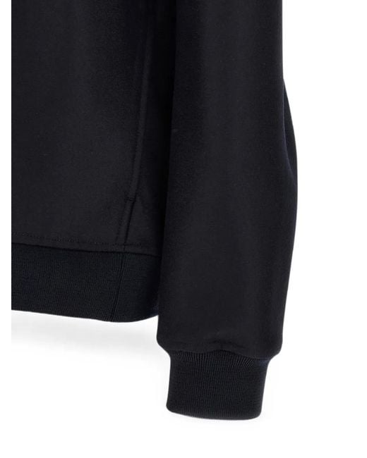Jil Sander Blue Funnel-Neck Wool Jacket for men