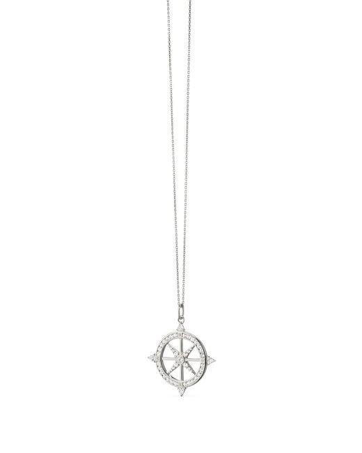 Monica Rich Kosann White Windrose-Pendant Necklaces