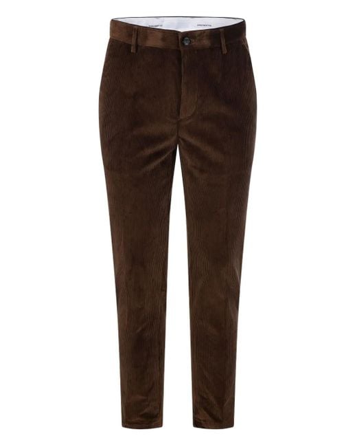 Department 5 Brown Corduroy Trousers for men