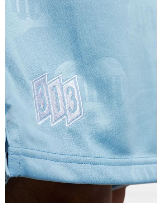 Carhartt Blue Logo-Embroidered Shorts for men