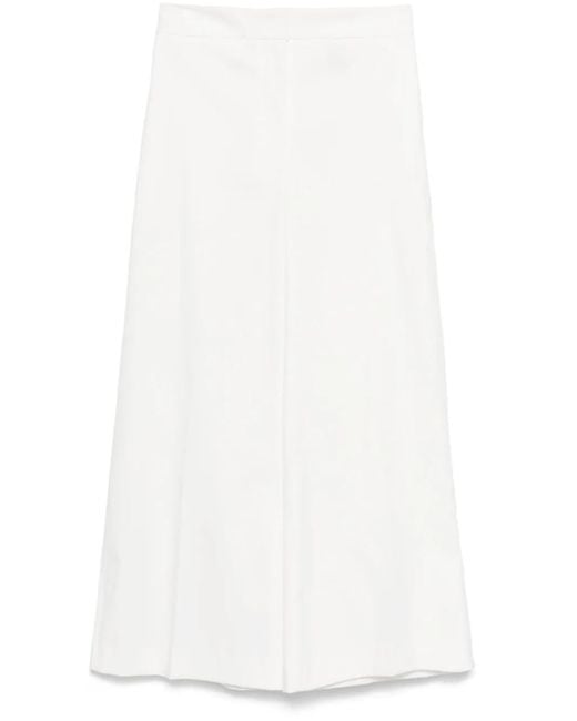 Joseph White Temple Pant Light Gabardine Stretch