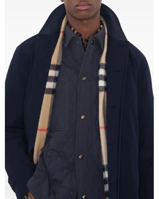 Burberry Camden Jas Met Raglan Mouwen in het Blue voor heren