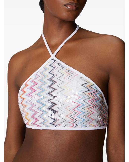 Missoni ジグザグ ビキニ White