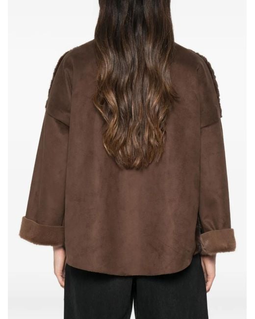 Collection Privée Panelled Parka in het Brown
