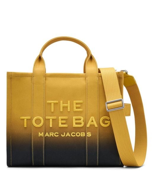 Marc Jacobs Black The Ombre Canvas Medium Tote Bag