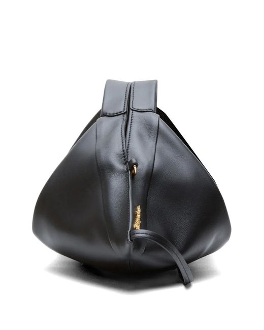 3.1 Phillip Lim Black Mini Luna Leather Tote Bag