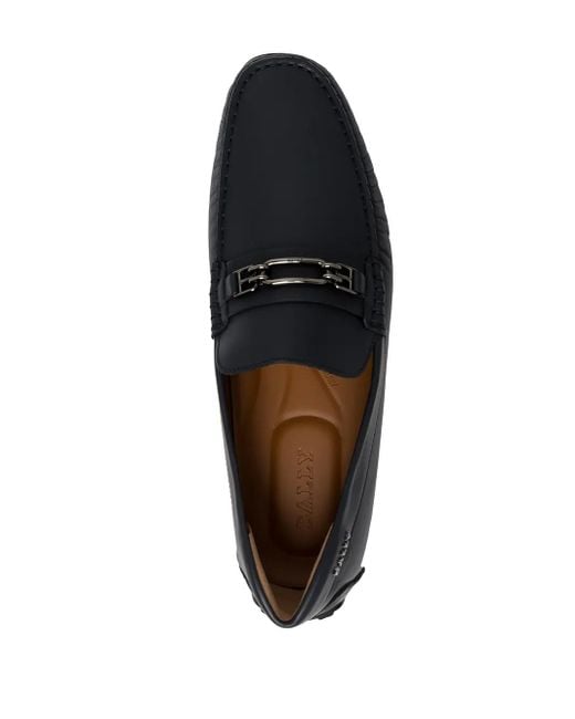 Bally Blue Philip Boat Shoes for men