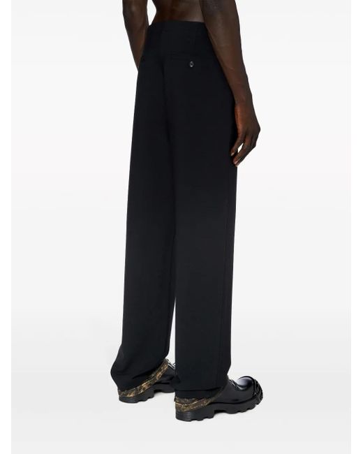 DIESEL Black P-Lewitt Straight-Leg Trousers for men
