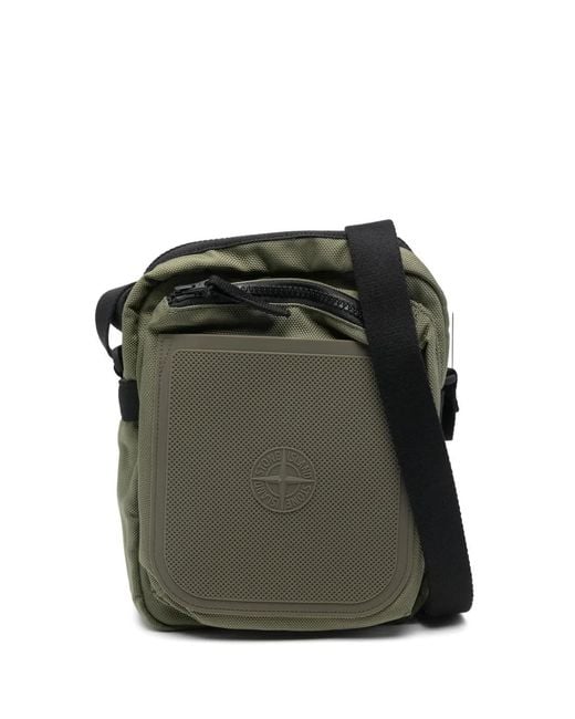 Stone Island Green Marsupio Tracolla for men