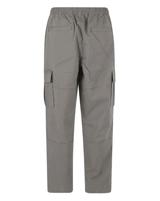 Represent Gray Elasticated Cargo Pants for men