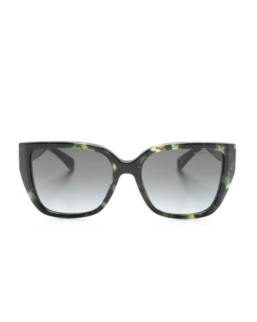 Michael Kors Gray Acadia Square-Frame Sunglasses