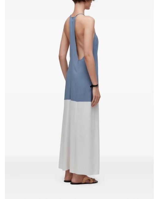 Osklen Blue Neckholder-Kleid