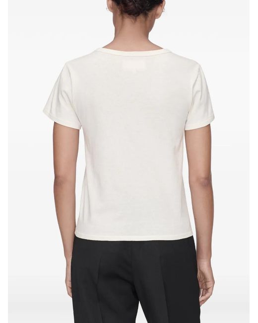 Maison Margiela White Cotton Jersey T-Shirt