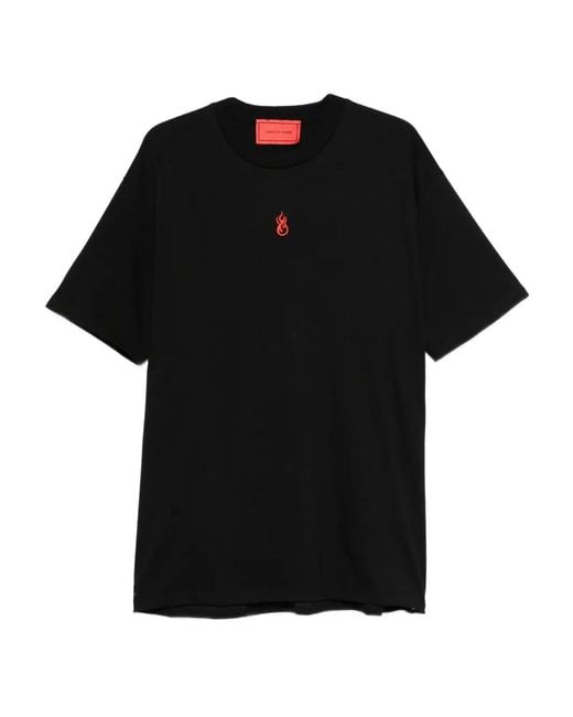 Vision Of Super Black Cotton T-Shirt for men