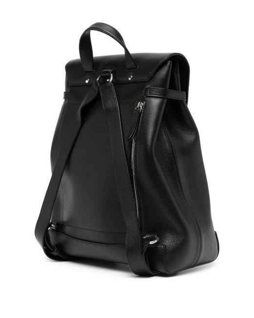 Mulberry Black Chiltern Logo-Embossed Backpack for men
