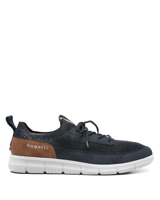 Bugatti Blue Knitted Sneakers for men