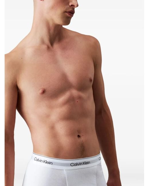 Calvin Klein Set Aus Drei Boxershorts Mit Logo-Bund in White für Herren