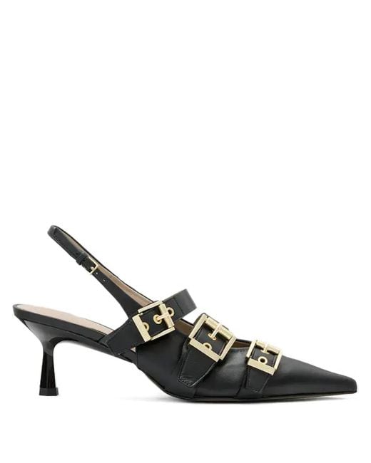 AllSaints レザーパンプス Black