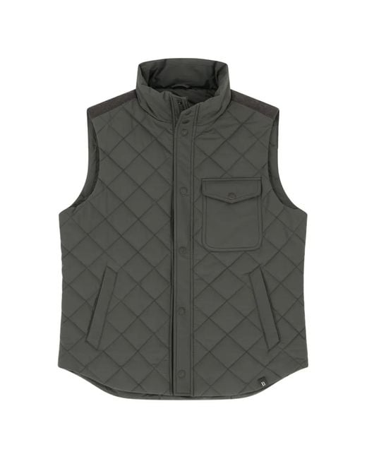 Boggi Gray Padded Gilet for men