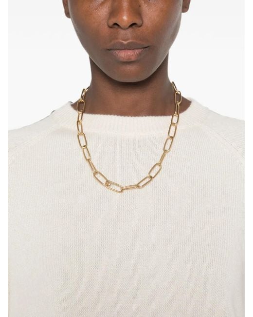 Brunello Cucinelli White Cashmere Crewneck Sweater