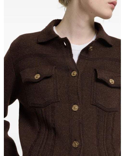 Barrie ニットジャケット Brown