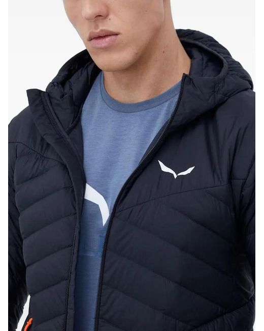Salewa Blue Brenta Hooded And Padded Jacket for men