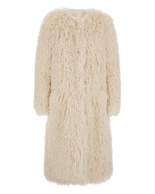 Seafarer Natural Curly Fleece Coat