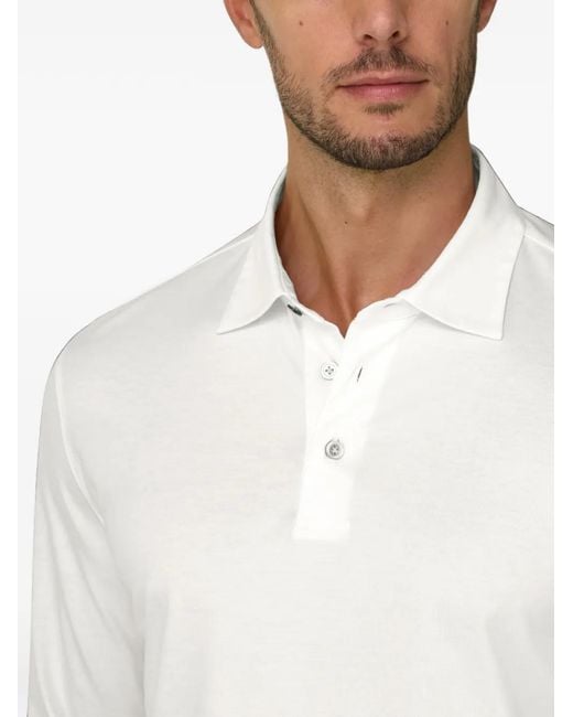Boggi White Polo for men