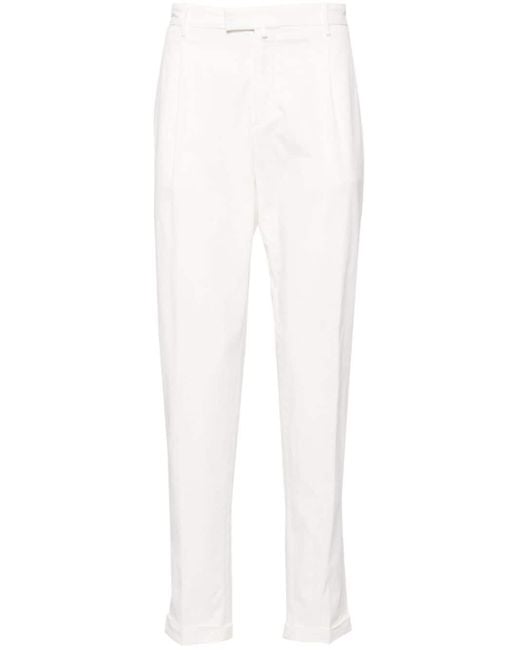 Pantalon chino à coupe fuselée Briglia 1949 pour homme en coloris White