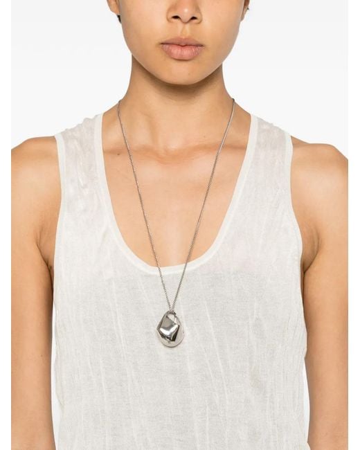 Totême  White Crinkled Midi Dress