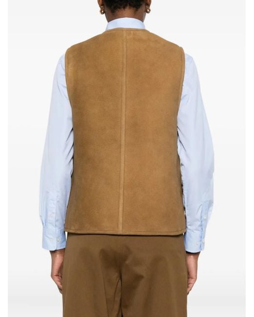 Gilet Con Bottoni di Soeur in Brown