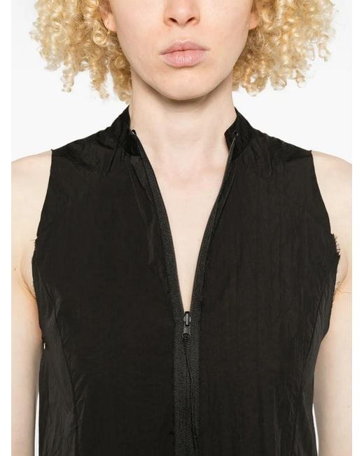 Osklen Black Zip Wide-Leg Jumpsuit