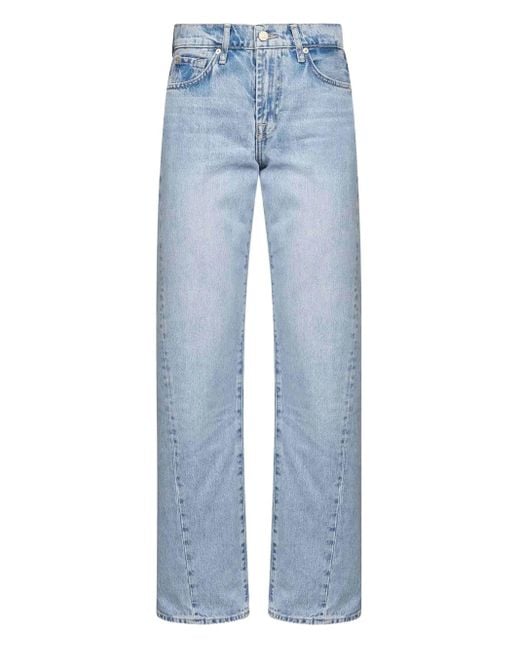 Jeans Con Applicazione di 7 For All Mankind in Blue