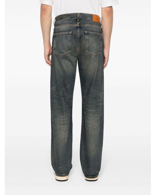 Sandro Blue Slim-fit Faded Jeans for men
