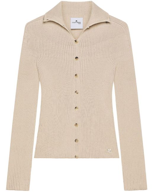 Courreges Natural Solar Cardigan