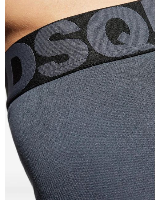 DSquared² Blue Logo-Band Boxers for men