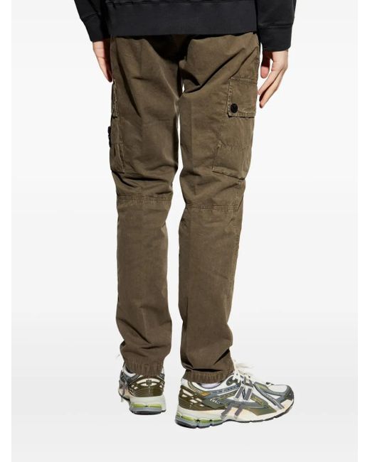 Stone Island Cargohose Mit Kompass-Patch in Green für Herren