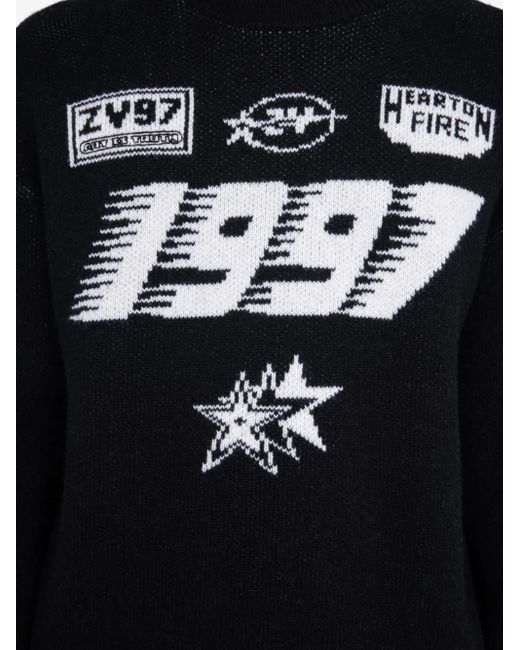 Zadig & Voltaire Black Marko 1997 Sweater for men