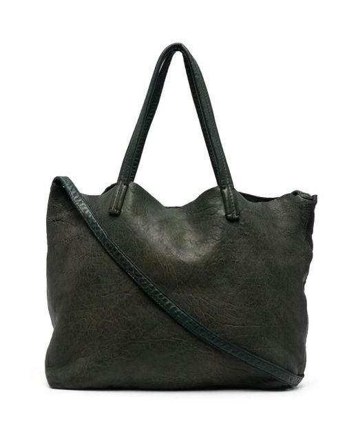 Numero 10 Green Belen Nz Leather Tote Bag